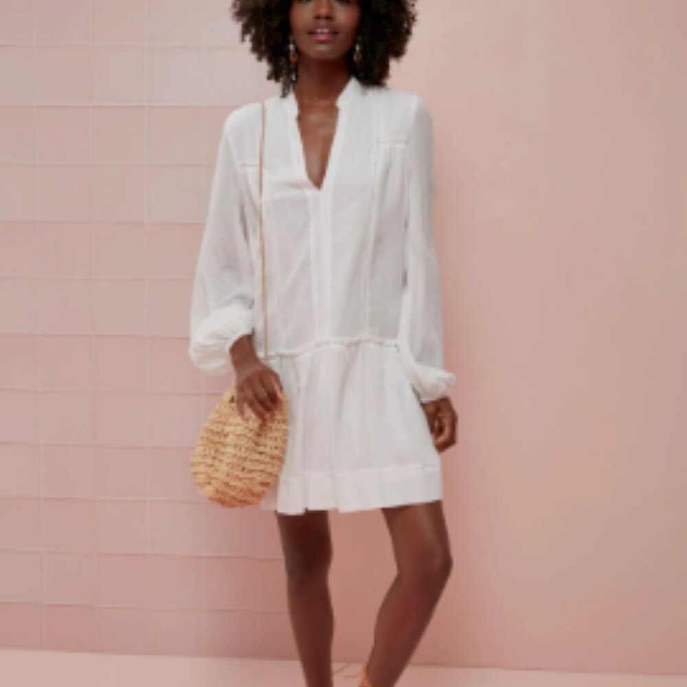 White Tuckernuck Pomander Place Ophelia Coverup XS